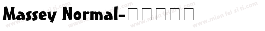 Massey Normal字体转换